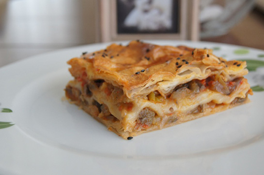 Patlıcanlı Kıymalı Börek Patlıcanlı Kıymalı Börek