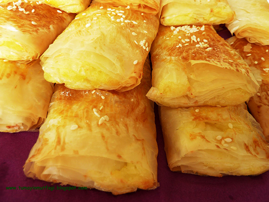 Baklava Yufkasndan Peynirli Brek